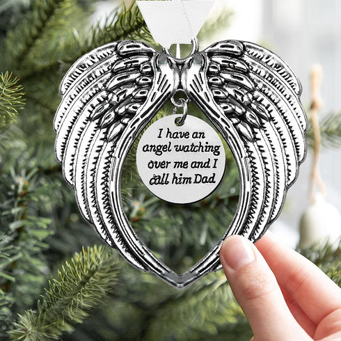 Christmas Memorial Hanging Ornaments Angel Wings